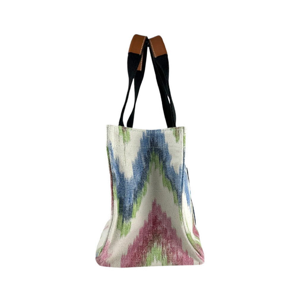 Loewe Multicolor Ibiza Beaded Paulas Canvas Handbag